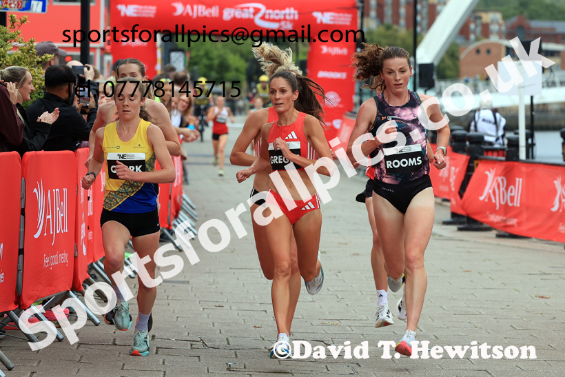 Elite Womens 5k, AJ Bell Great North 5k. Photo: David T. Hewitson/Sports for All Pics